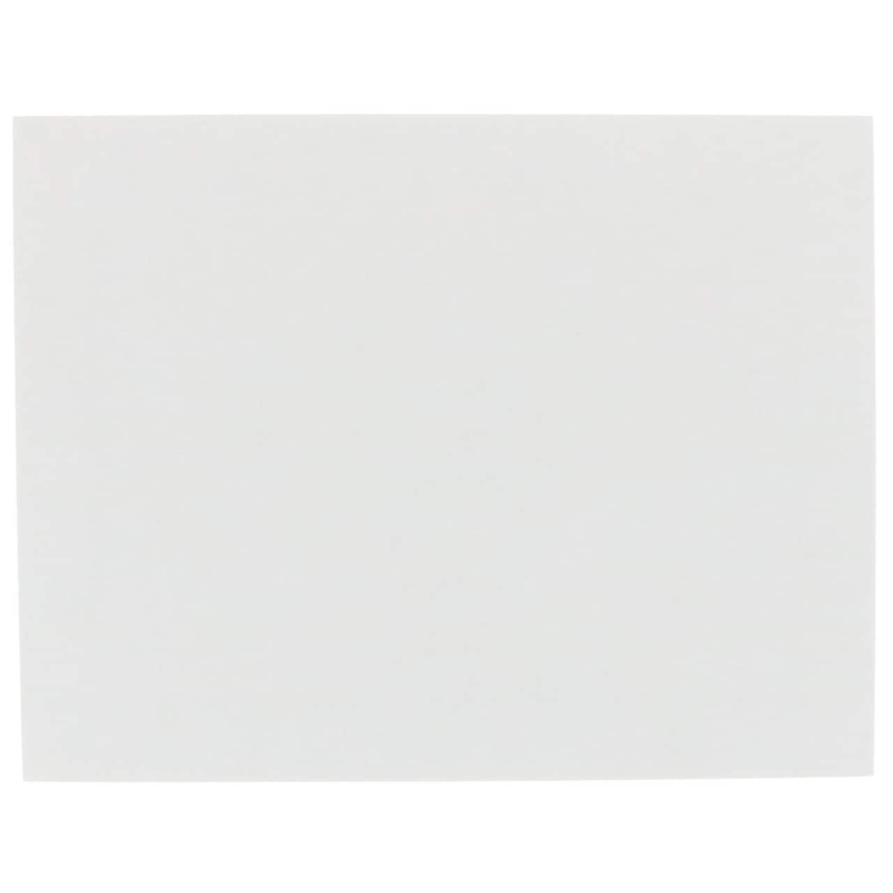 JAM Paper 4.25" x 5.5" White Blank Flat Note Cards